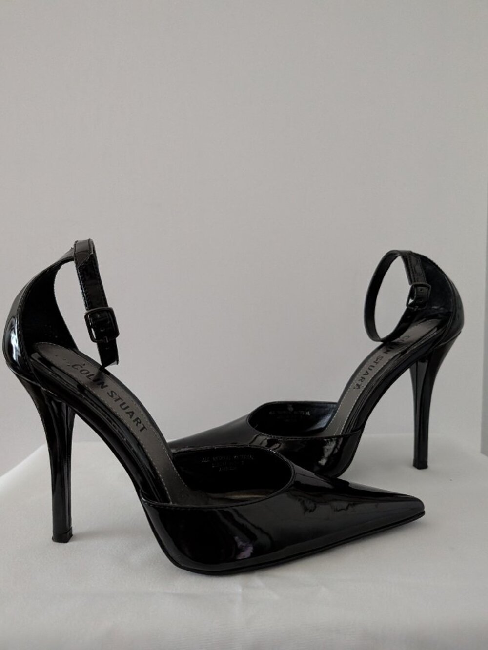 Colin Stuart Black Patent Heels Women's Size 7M